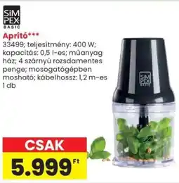 Spar SiM PEX BASIC Aprító ajánlat