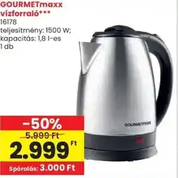 Spar GOURMETmaxx vízforraló ajánlat