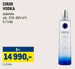 Metro CIROK VODKA ajánlat
