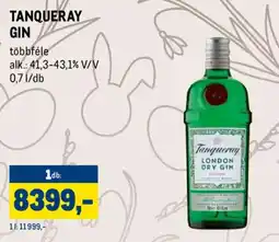 Metro TANQUERAY GIN ajánlat