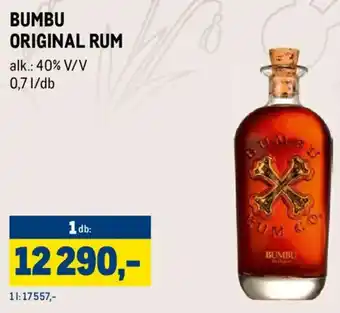 Metro BUMBU ORIGINAL RUM ajánlat