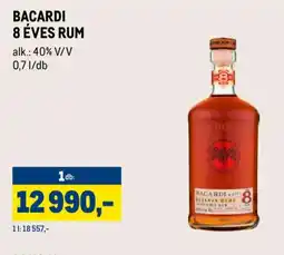 Metro BACARDI 8 ÉVES RUM ajánlat