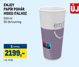 Metro ENJOY PAPÍR POHÁR ajánlat
