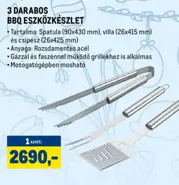 Metro 3 DARABOS BBQ ESZKÖZKÉSZLET ajánlat
