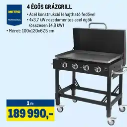 Metro METRO 4 ÉGŐS GRÁZGRILL ajánlat
