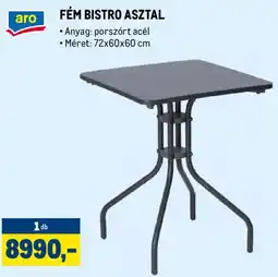 Metro ARO FÉM BISTRO ASZTAL ajánlat