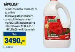 Metro TÁPOLDAT ajánlat