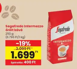 Spar SEGAFREDO INTERMEZZO ŐRÖLT KÁVÉ ajánlat