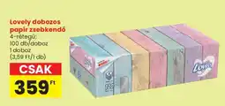 Spar Lovely dobozos papír zsebkendő ajánlat