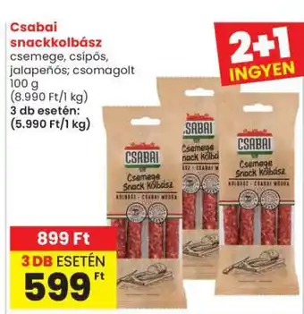Csabai snackkolbász