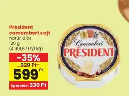 Spar Président Camembert sajt ajánlat