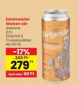 Spar Edelmeister Weizen sör ajánlat