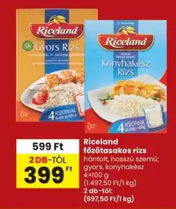 Spar Riceland főzőtasakos rizs ajánlat