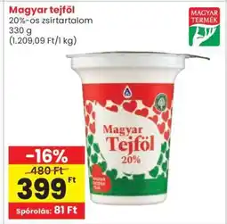 Spar Magyar tejföl ajánlat
