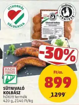 PENNY Sütni való kolbász ajánlat
