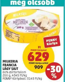 PENNY MILKERIA FRANCIA LÁGY SAJT ajánlat
