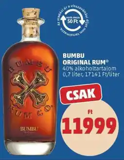 PENNY Bumbu Original rum ajánlat