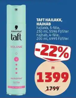 PENNY Taft hajlakk/hajhab ajánlat