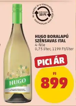PENNY Hugo boralapú szénsavas ital ajánlat