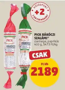 PENNY PICK Rákóczi szalámi ajánlat