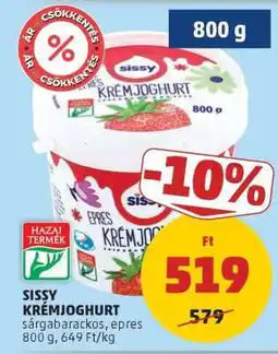 PENNY Sissy Krémjoghurt ajánlat
