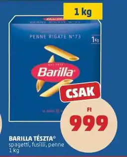 PENNY BARILLA TÉSZTA ajánlat