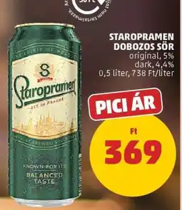 PENNY Staropramen dobozos sör ajánlat