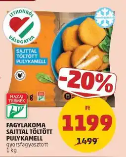 PENNY Fagylakoma Sajttal Töltött Pulykamell ajánlat