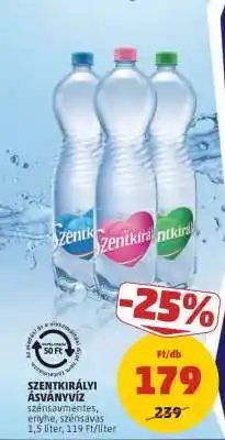 PENNY SZENTKIRÁLYI Ásványvíz ajánlat
