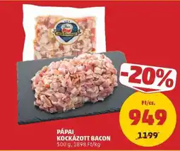 PENNY Pápai Kockázott Bacon ajánlat