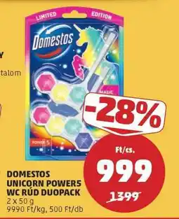 PENNY Domestos Unicorn Power5 WC Rúd Duopack ajánlat