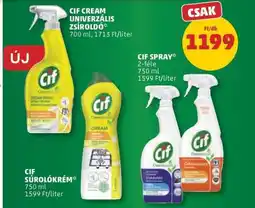 PENNY CIF CREAM UNIVERZÁLIS ZSÍROLDÓ ajánlat