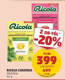 PENNY Ricola cukorka ajánlat