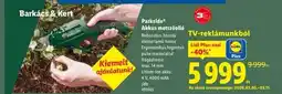 Lidl PARKSIDE Akkus metszőolló ajánlat
