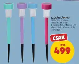 PENNY Szolár Lámpa ajánlat