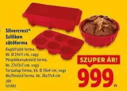 Lidl SILVERCREST Szilikon sütőforma ajánlat