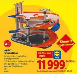 Lidl Lupilu Fa parkolóház ajánlat