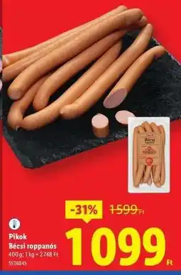 Lidl PIKOK Bécsi roppanós ajánlat