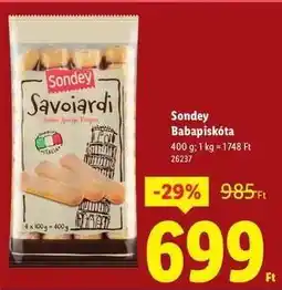 Lidl SONDEY Babapiskóta ajánlat