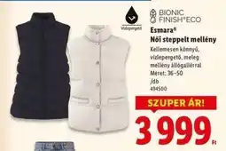 Lidl esmara Női steppelt mellény ajánlat