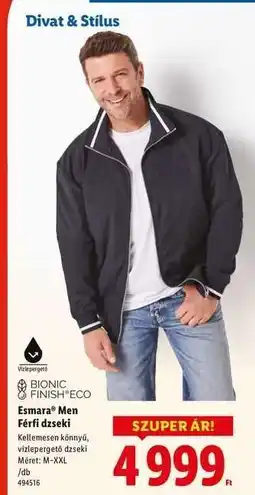 Lidl Esmara Men Férfi dzseki ajánlat