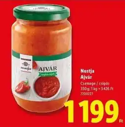 Lidl Nostja Ajvár ajánlat