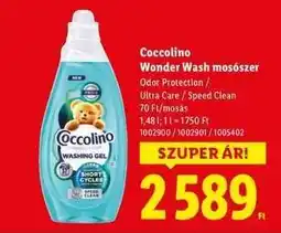 Lidl Coccolino Wonder Wash mosószer ajánlat