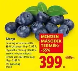 Lidl Áfonya ajánlat