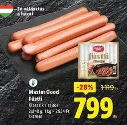 Lidl MASTER GOOD FÜSTLI ajánlat