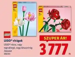 Lidl LEGO virágok ajánlat