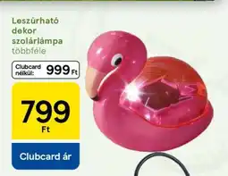 Tesco Leszúrható dekor szolárlámpa ajánlat