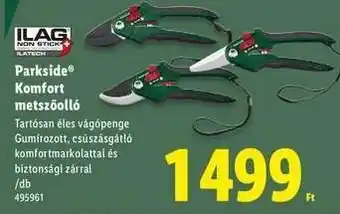 Lidl PARKSIDE Komfort metszőolló ajánlat