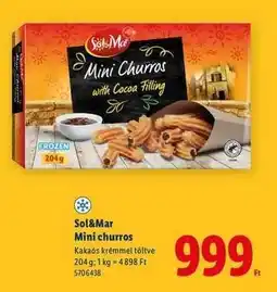 Lidl Sol&Mar Mini churros ajánlat