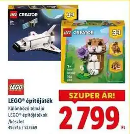 Lidl LEGO építőjáték ajánlat